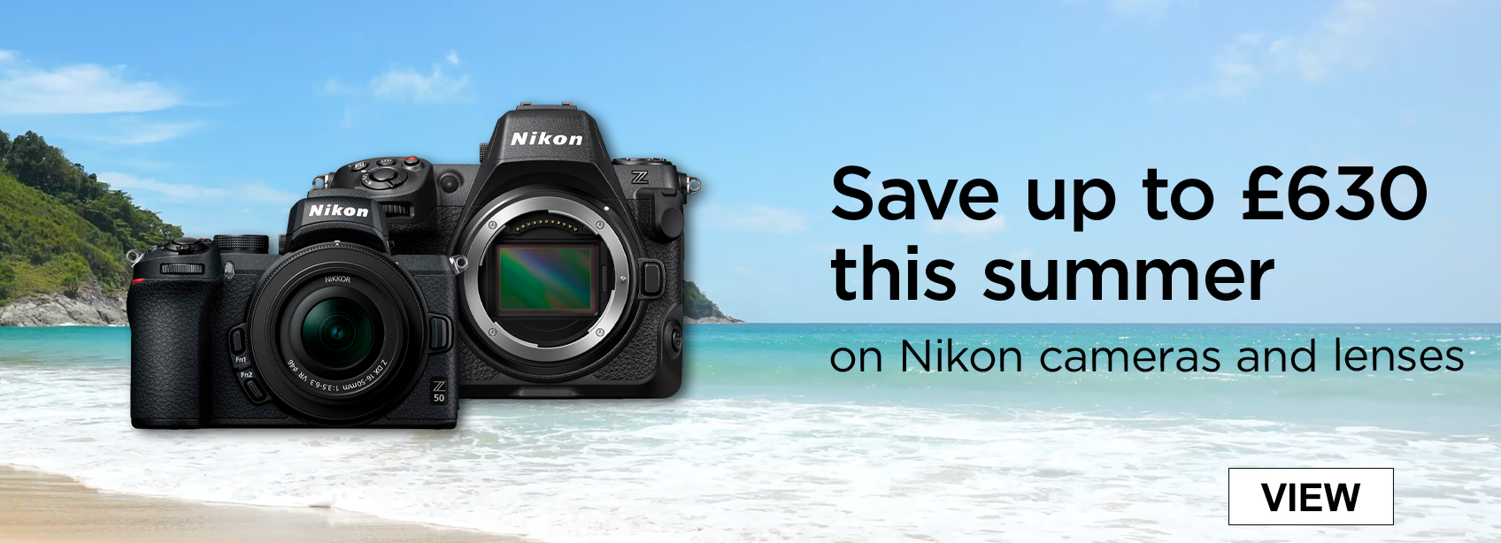 Save up to £630 this Summer on Nikon Cameras and Lenses